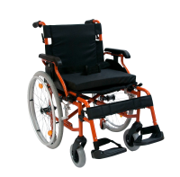 Коляска инвалидная с транзитными колёсами FS218LQ