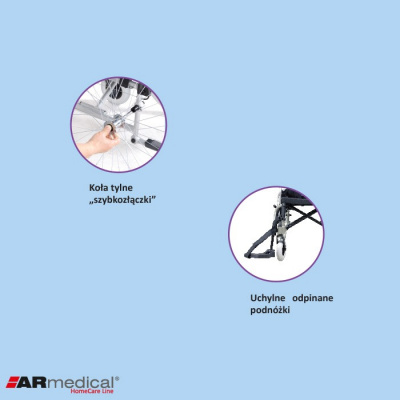 Инвалидная кресло-коляска ARmedical AR330 Dynamic