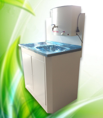 Умывальник с подогревом ТермМикс-Тандем  17л "Белый" (металл.кран)