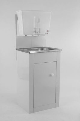 Дачный умывальник Садко ЭВН из нержавейки (22 л, белый)