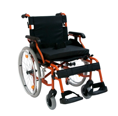 Коляска инвалидная с транзитными колёсами FS218LQ