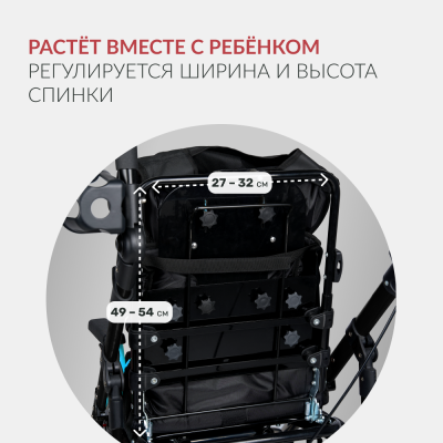 Кресло-коляска для детей с ДЦП Армед Эвита нео прогулочная синий