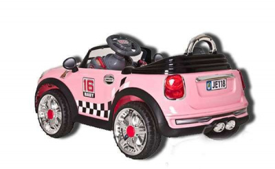 Электромобиль Mini Cooper Розовый Sundays JE118