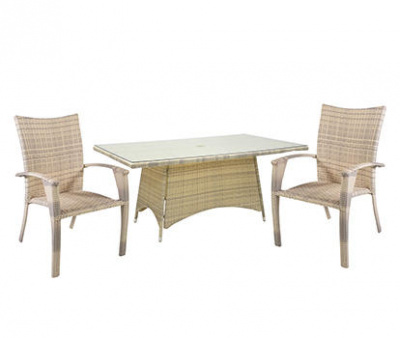Стол и 4 стула WICKER  Garden4you 1333  12708