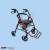 Ролятор функциональный ARmedical AR022 4-х колесный  COMFORT
