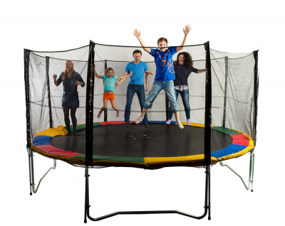 Батут с защитной сеткой и лестницей Sundays Acrobat 490 см - 16ft