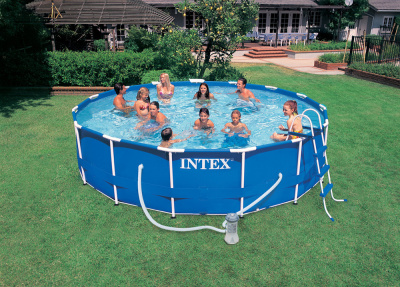 Бассейн Metal Frame Intex 54940 с комплектом 457х107 см