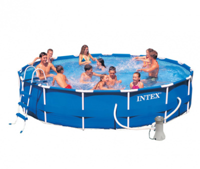 Бассейн Metal Frame Intex 54942 с комплектом 457х91 см