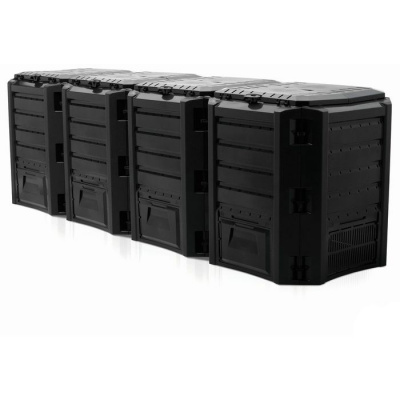 Садовый компостер Prosperplast Module Compogreen 1600л (чёрный)