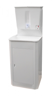 Дачный умывальник с водонагревателем из пластика (22 л, белый)