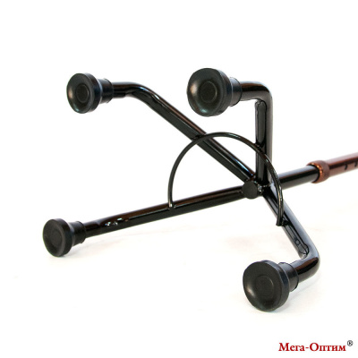 Трость с четырьмя ножками Оптим ТР4 высокое основание