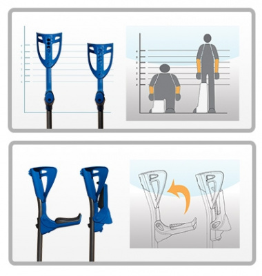 Костыль локтевой Antar ERGOTECH