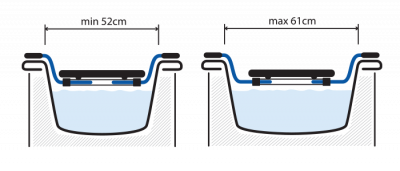 Скамья для ванной ARmedical AR 207 универсальная