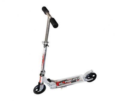 Самокат Sundays KB03D-2 серебристый с голубым\розовый