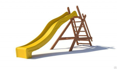 Детская горка с пластиковым скатом X-Factor