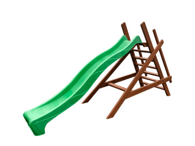 Детская горка с пластиковым скатом X-Factor