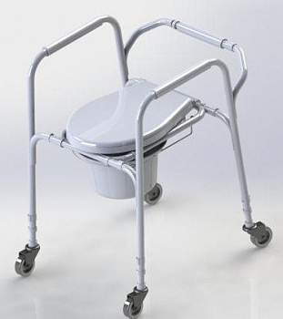 Кресло туалет с колесами Antar AT01003