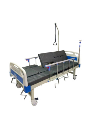 Кровать медицинская механическая с санитарным оснащением и кардиокреслом Heiler BH113